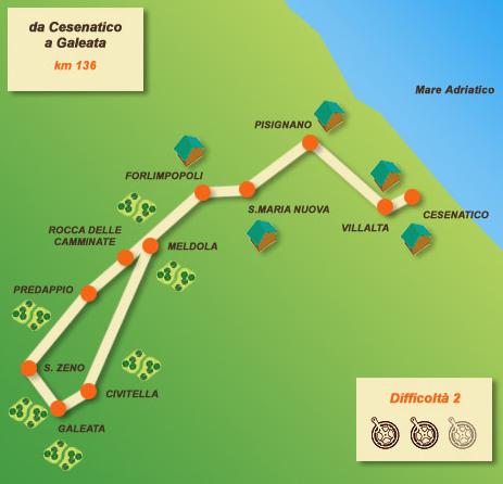 Cicloturismo - Cesenatico Galeata